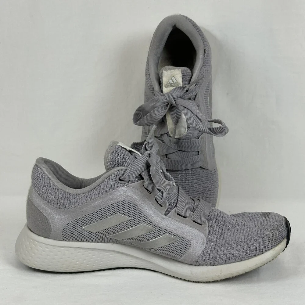 Adidas Edge Lux Shoes Womens Size 7 Gray Silver Running Athletic Sneakers FW9260
